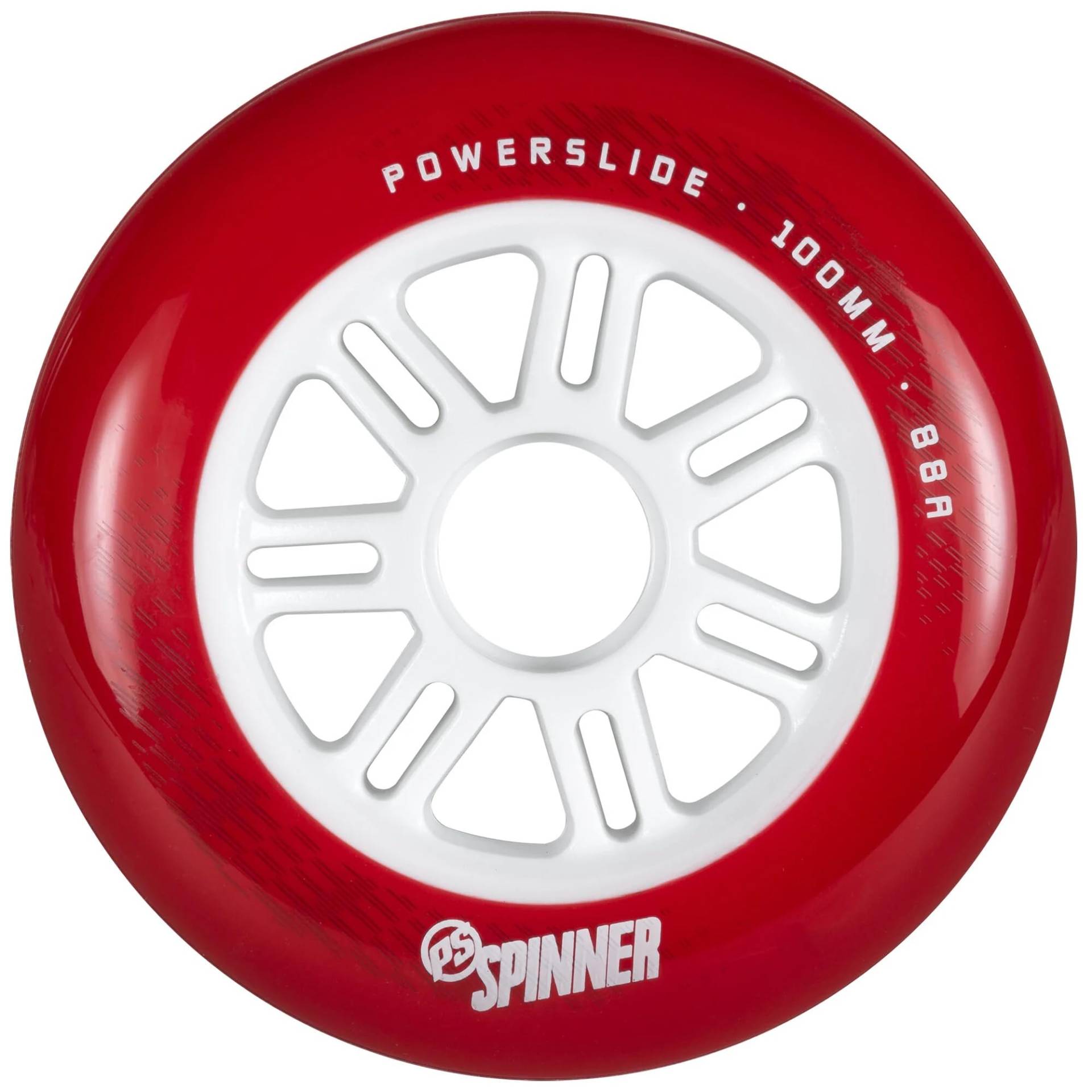 Powerslide Inline Skate Rollen Spinner 100 Red, 100mm / 88A, für Urban und Fitness, 3er-Pack Powerslide Inline Skate Rollen Spinner 100 Red, 100mm / 88A, für Urban und Fitness, 3er-Pack von Powerslide