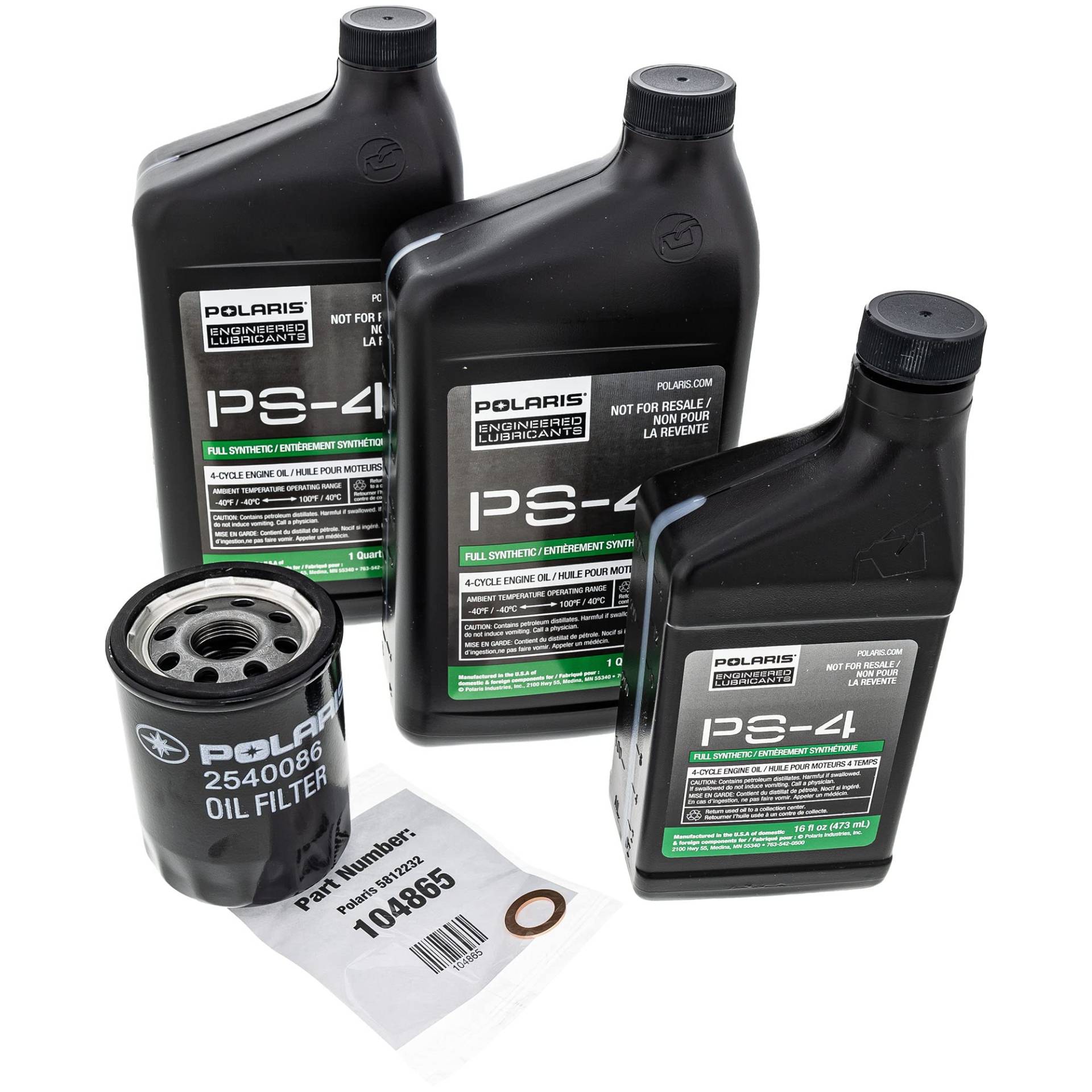 MELARQT Polaris Ranger RZR XP 1000 OEM-Ölwechsel-Set mit Ölfilter 2879323 von Powersports Authority