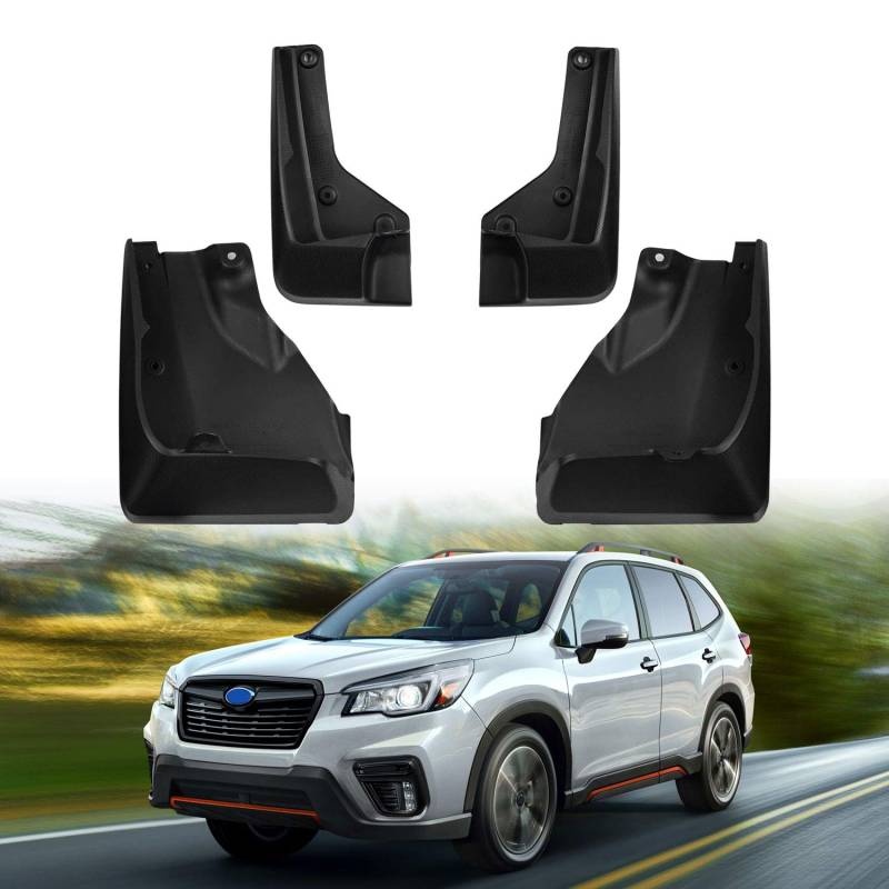 Powerty Schmutzfänger Schmutzfänger Schmutzfänger Sauberer Schutz für Subaru Forester 2022 2019 2020 (4-teiliges Set) von Powerty