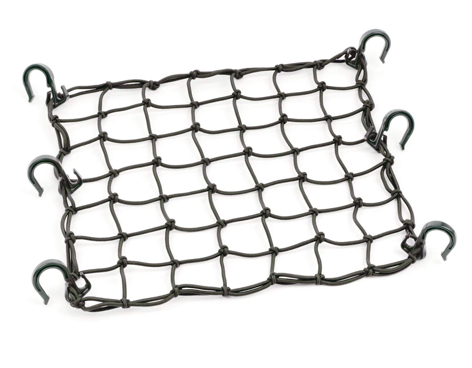 Powertye 50152 Gepäcknetz mit 6 verstellbaren Haken, 5 x 5 cm, Schwarz Powertye 50152 Gepäcknetz mit 6 verstellbaren Haken, 5 x 5 cm, Schwarz von Powertye