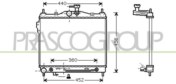 Kühler, Motorkühlung Prasco HN330R004 Kühler, Motorkühlung Prasco HN330R004 von Prasco