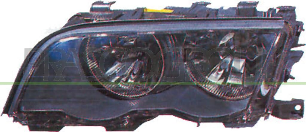 Prasco - BM0184905 - BMW - 3 Series - E46 - Mod. 05/98-08/01 - Scheinwerfer Rechts-H7+H7-Mit Lwr-Mit Motor-Schwarz Prasco - BM0184905 - BMW - 3 Series - E46 - Mod. 05/98-08/01 - Scheinwerfer Rechts-H7+H7-Mit Lwr-Mit Motor-Schwarz von Prasco
