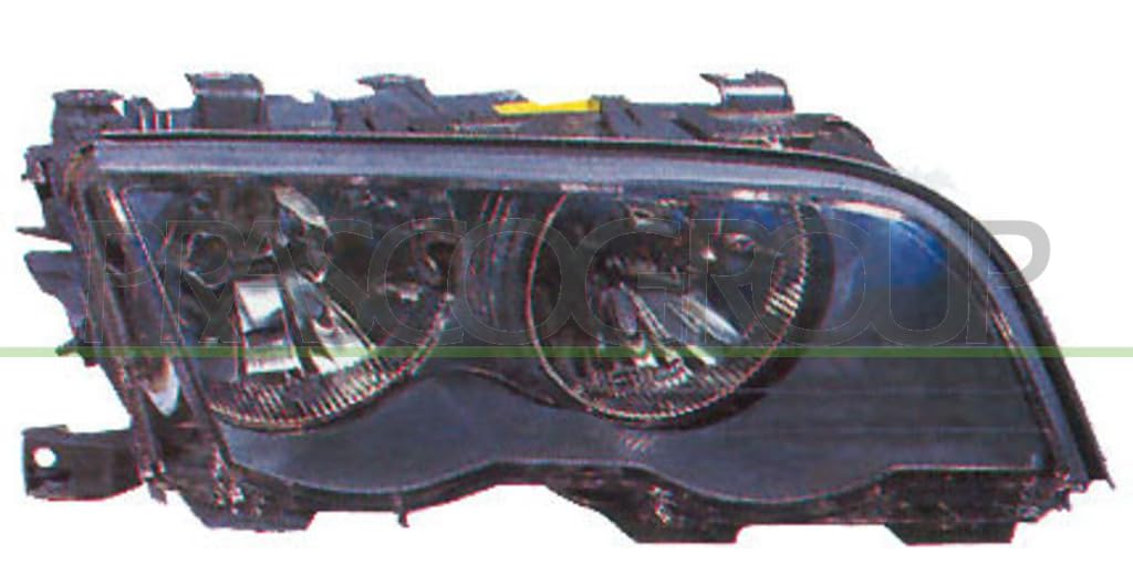 Prasco - BM0184906 - BMW - 3 Series - E46 - Mod. 05/98-08/01 - Scheinwerfer Links-H7+H7-Mit Lwr-Mit Motor-Schwarz Prasco - BM0184906 - BMW - 3 Series - E46 - Mod. 05/98-08/01 - Scheinwerfer Links-H7+H7-Mit Lwr-Mit Motor-Schwarz von Prasco