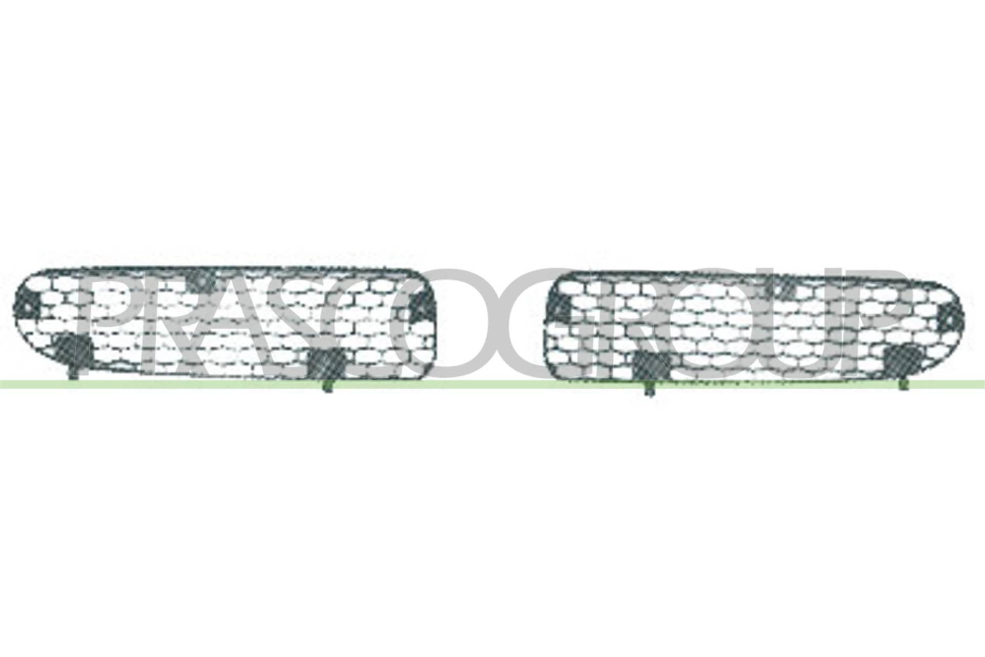Prasco HN3222124 Lüftungsgitter, Stoßfänger Prasco HN3222124 Lüftungsgitter, Stoßfänger von Prasco