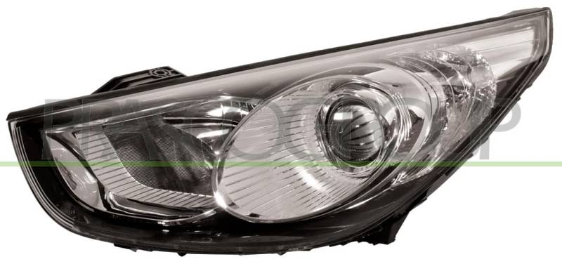 Prasco - HN8044914 - Hyundai - IX35 - Mod. 08/09-05/13 - Scheinwerfer Links-H7+H7-Mit Lwr-Mit Motor von Prasco