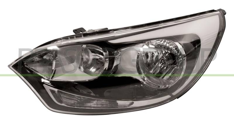 Prasco - KI4264914 - Kia - Rio - Mod. 06/11-09/15 - Scheinwerfer Links-H1+H1-Mit Lwr-Mit Motor-Schwarz-7 Pins von Prasco