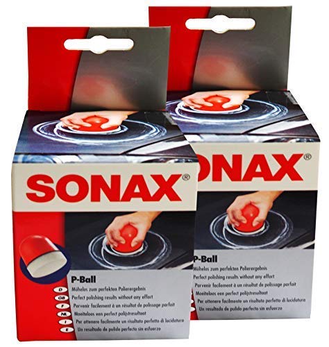 2 x SONAX P-Ball, Polierball, Polierschwamm, Lackpflege, Politur, Ball von Preisjubel
