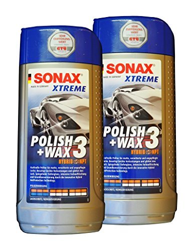 2 x SONAX Xtreme Polish+Wax 3 500 ml, Lack-Politur, Auto-Wachs, Kfz-Pflege von Preisjubel