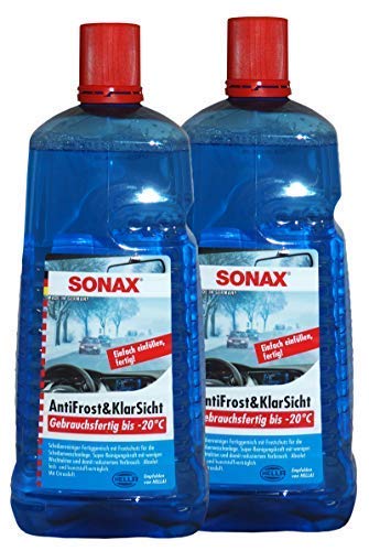 Preisjubel 2 x SONAX AntiFrost&KlarSicht 2l, Frostschutz, Scheiben-Enteiser, Glas-Reiniger von Preisjubel
