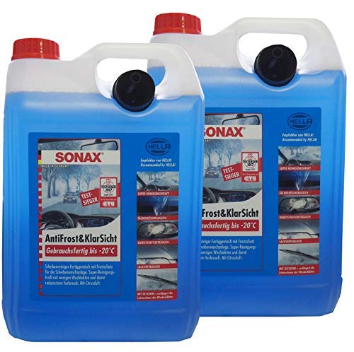 Preisjubel 2 x SONAX AntiFrost&KlarSicht Gebrauchsfertig 5 l, Frostschutz, Enteiser Preisjubel 2 x SONAX AntiFrost&KlarSicht Gebrauchsfertig 5 l, Frostschutz, Enteiser von SONAX