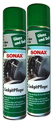 Preisjubel 2 x SONAX CockpitPfleger Newcar 400ml, Kunststoffpflege, Pflegespray, Reiniger von Preisjubel