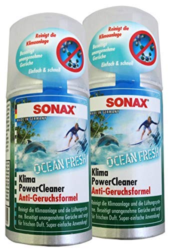 Preisjubel 2 x SONAX KlimaPowerCleaner Ocean-Fresh 100ml, Klimaanlagenreiniger, Klimagerät von Preisjubel