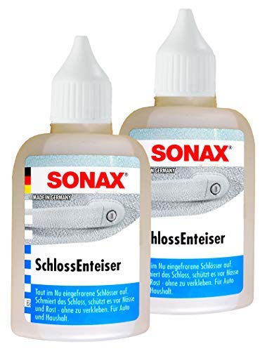 Preisjubel 2 x SONAX SchlossEnteiser 50ml, Defroster, Türschloss-Enteiser, Entfroster von Preisjubel
