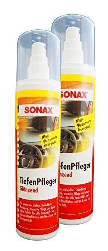 Preisjubel 2 x SONAX Tiefenpfleger glänzend 300ml, Kunststoff Pflege Reiniger Gummi von Preisjubel