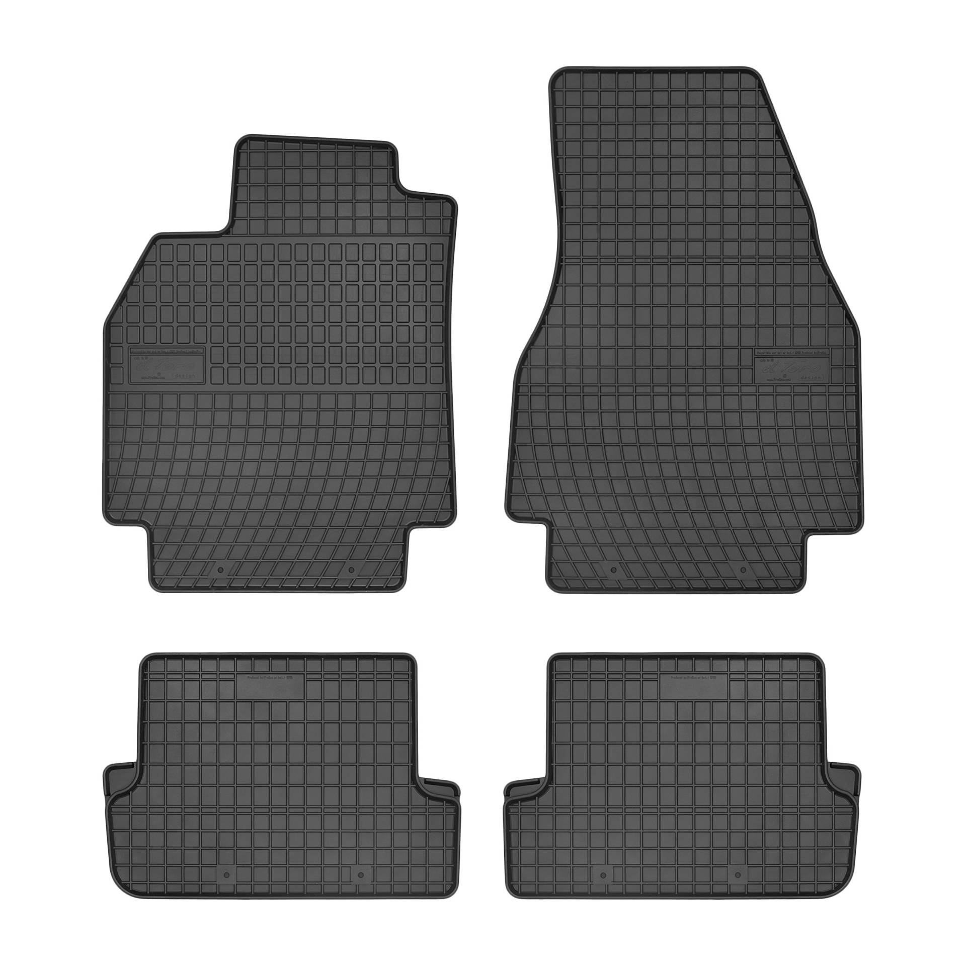 Preisprofessor Gummi Auto Fußmatten exakter Passform 4-teilig REN-0750 Preisprofessor Gummi Auto Fußmatten exakter Passform 4-teilig REN-0750 von Preisprofessor