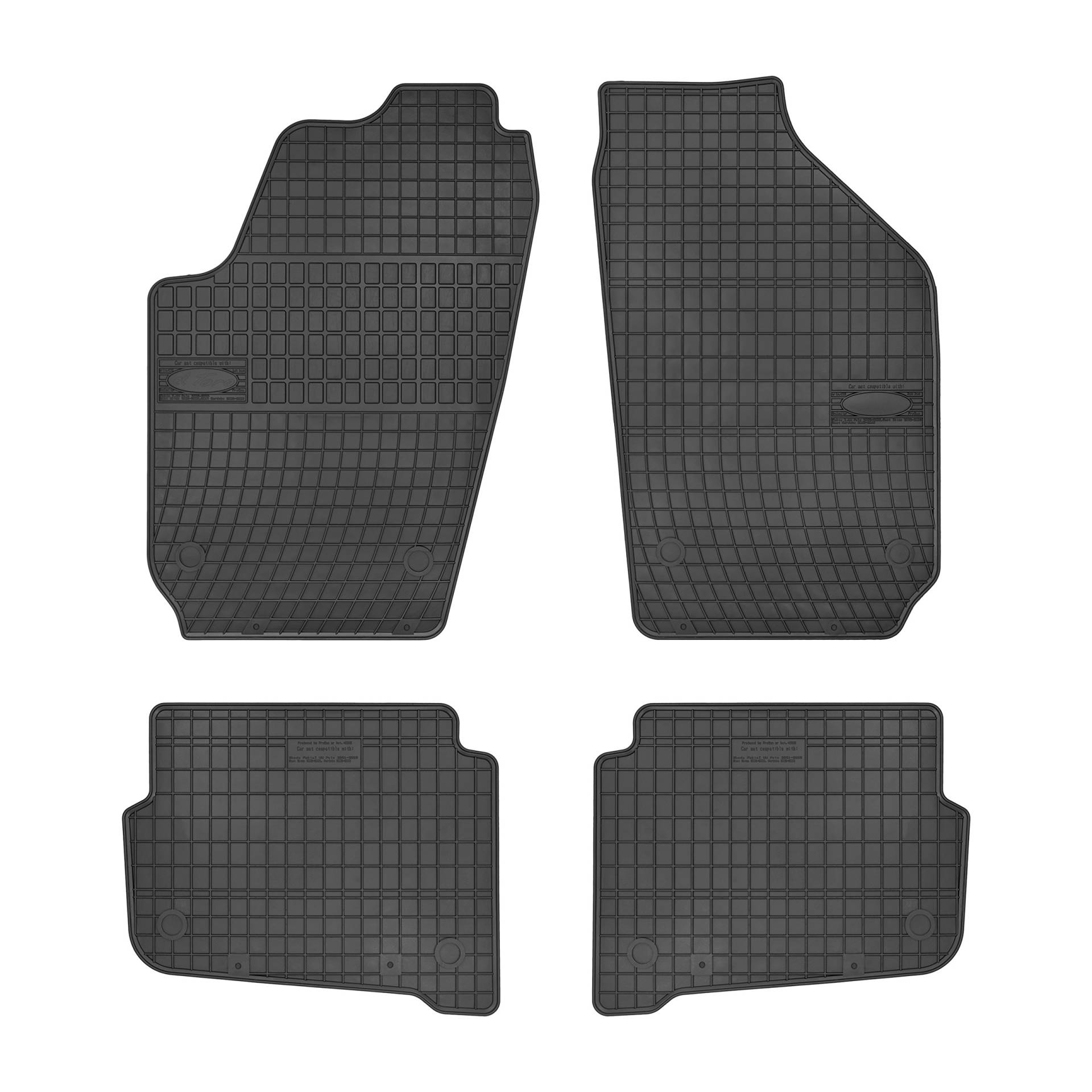 Preisprofessor Gummi Auto Fußmatten exakter Passform 4-teilig SE-0015 Preisprofessor Gummi Auto Fußmatten exakter Passform 4-teilig SE-0015 von Preisprofessor