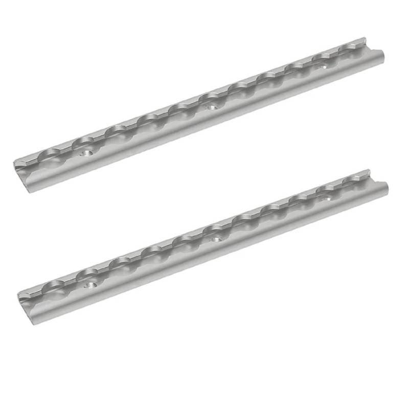 Preiswert&Gut 2X Airlineschiene 30 cm – Verzurrschiene für Anhänger mit Bruchlast von ca. 500 kg Befestigungsschiene für Ladungssicherung Zubehör Schiene mit Eigengewicht von ca. 0,129 kg von Preiswert & Gut