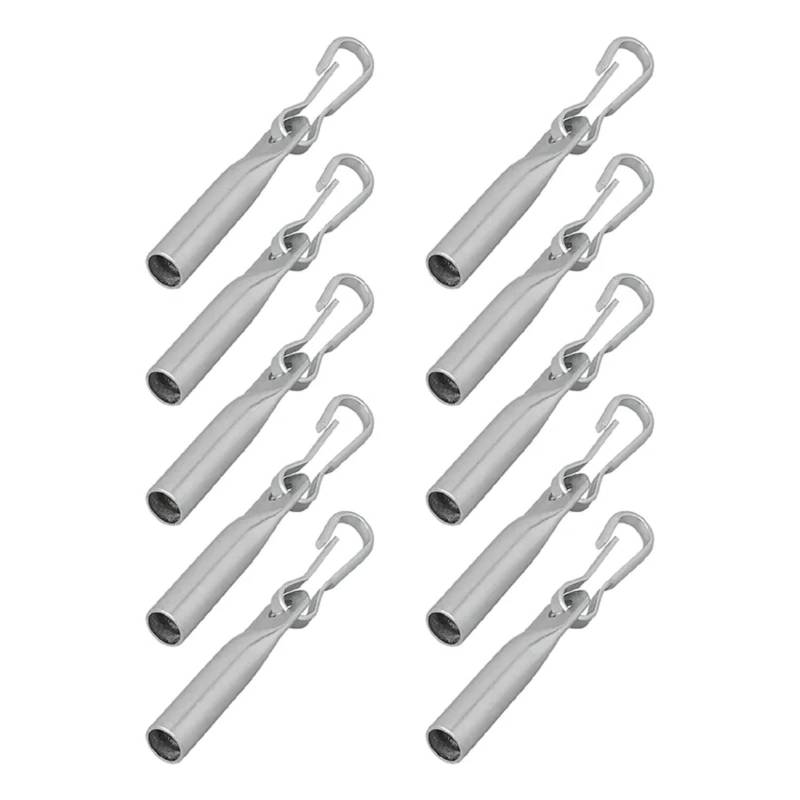 Preiswert&Gut Seil Endverschluß Ø6 und 8mm Simplexhaken Set Wohnmobile Markisen Zelte Zubehör (8 mm) von Preiswert & Gut