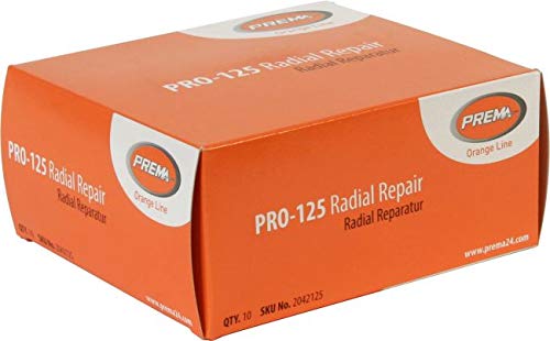 Prema PRO-125 Orange Line Radial Reparatur Pflaster 125mm x 115mm von Prema