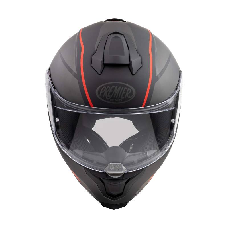 Premier HELM HYPER DE 17 BM,GRAU/SCHWARZ/ROT,XL von Premier