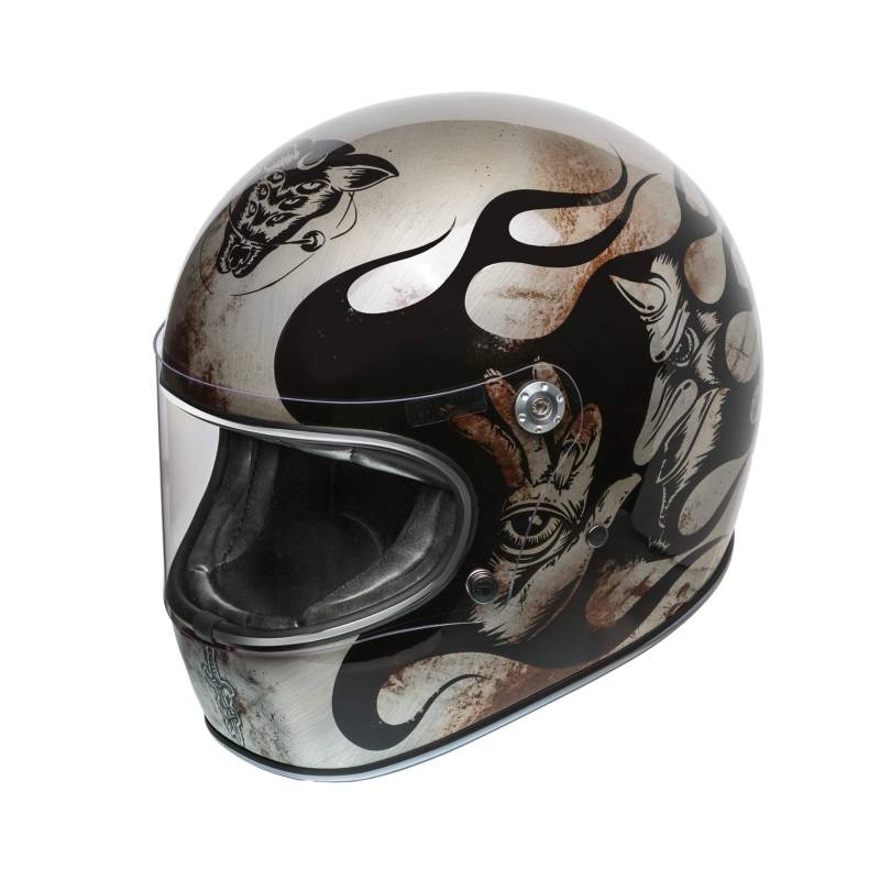 Premier HELM TROPHY BD TITANIUM,TITAN/SCHWARZ,XS von Premier