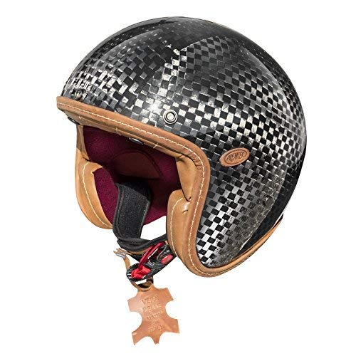 Premier Unisex-Adult Vintage EVO CLAS CARB Helm, Silber, S von Premier