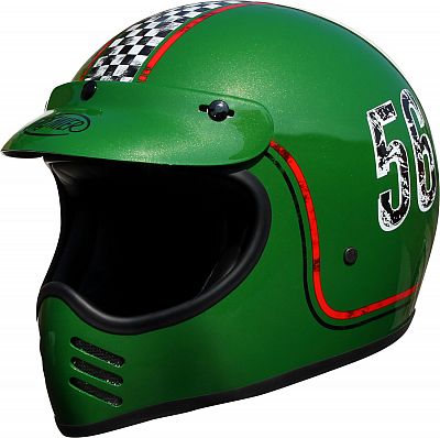 Premier Trophy MX FL, Motocrosshelm - Matt-Schwarz - XS von Premier