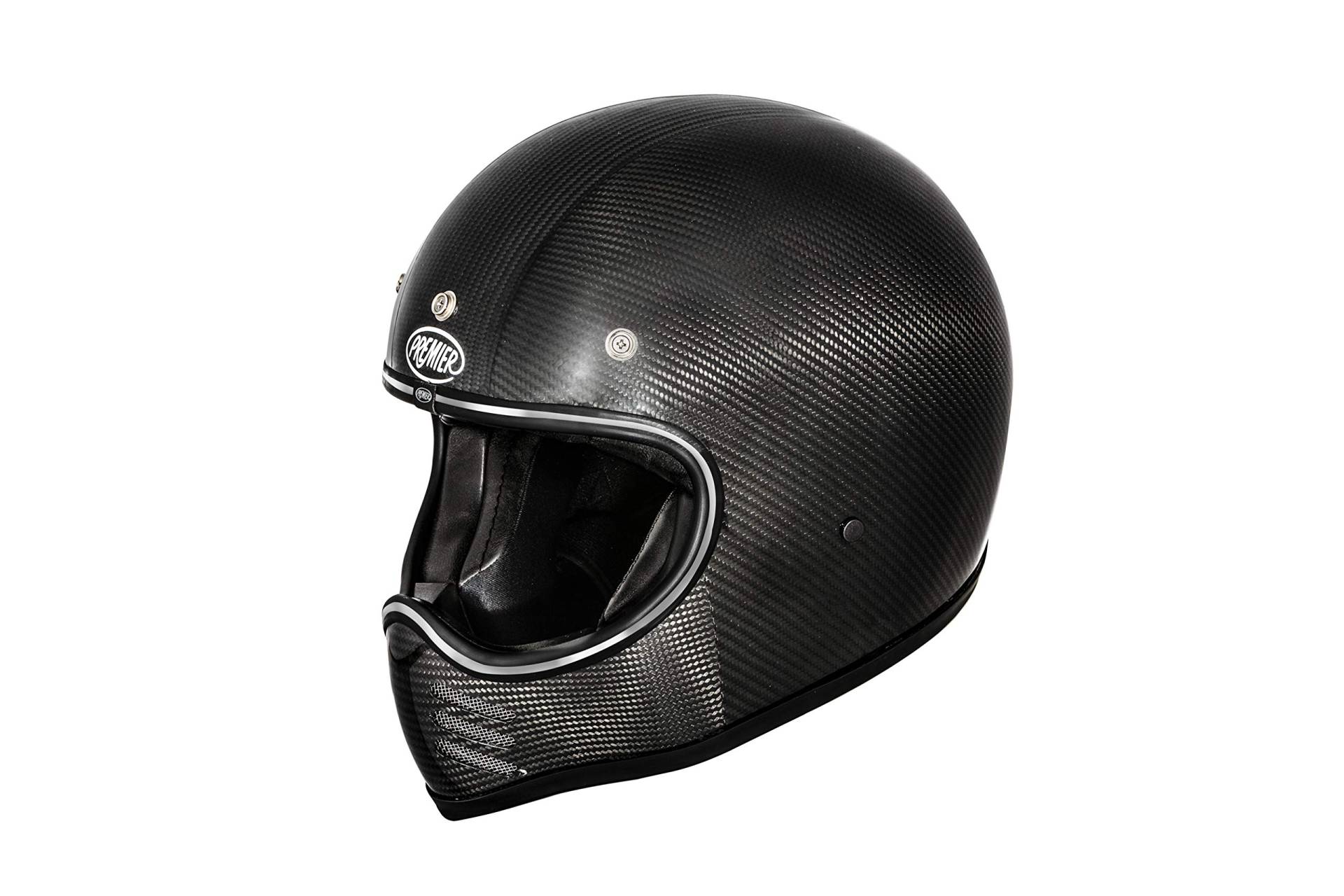 Premier Unisex-Adult MX Carbon Helm, SCHWARZ, XS von Premier
