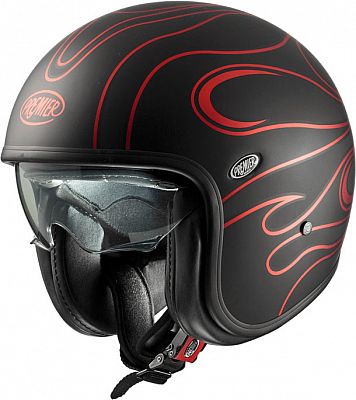 Premier Vintage FR Chromed, Jethelm - Matt-Schwarz/Rot - L von Premier