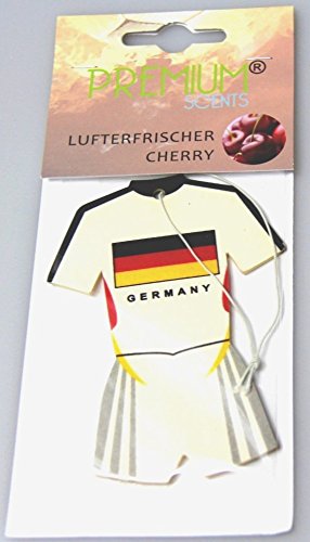 Premium Scents Deutschland Trikotform Auto Duftanhänger Lufterfrischer Duftbaum Air Freshener Duftrichtung: Cherry von Premium Scents