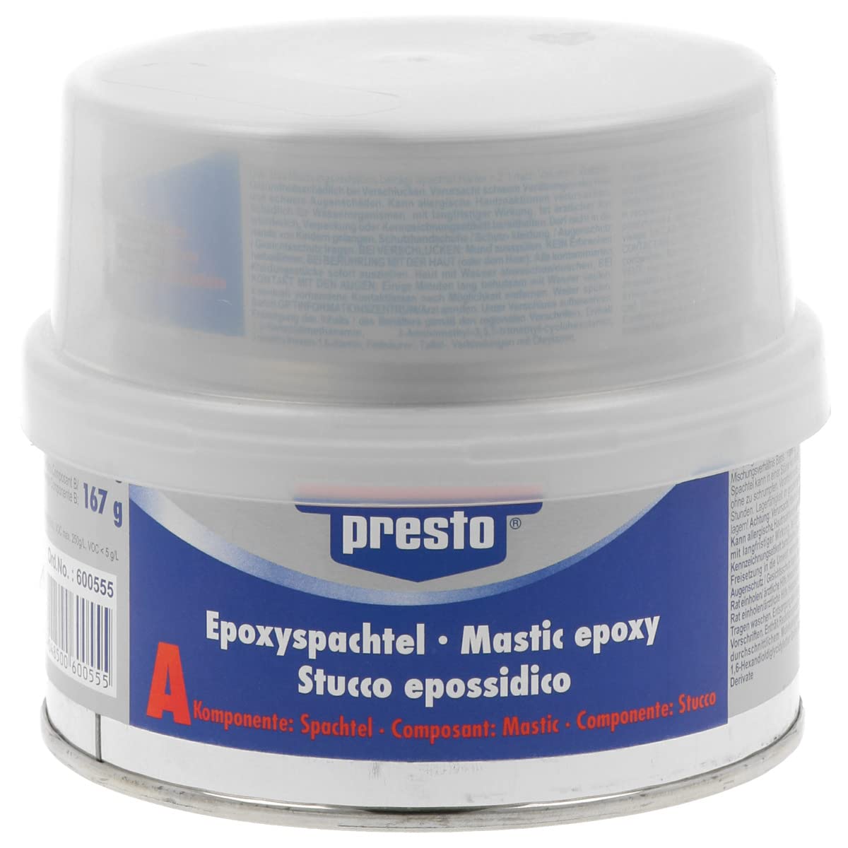 500g Prestolith SPECIAL 2K-Epoxyspachtel inkl. Härter PREMIUMQUALITÄT f. Unter-u.Überwasserarbeiten an Booten und KFZ 500g Prestolith SPECIAL 2K-Epoxyspachtel inkl. Härter PREMIUMQUALITÄT f. Unter-u.Überwasserarbeiten an Booten und KFZ von presto