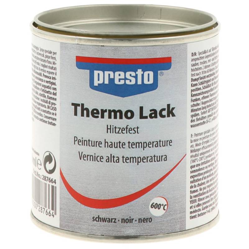 presto 287664 Thermo-Lack schwarz 600°C 250 ml von Presto