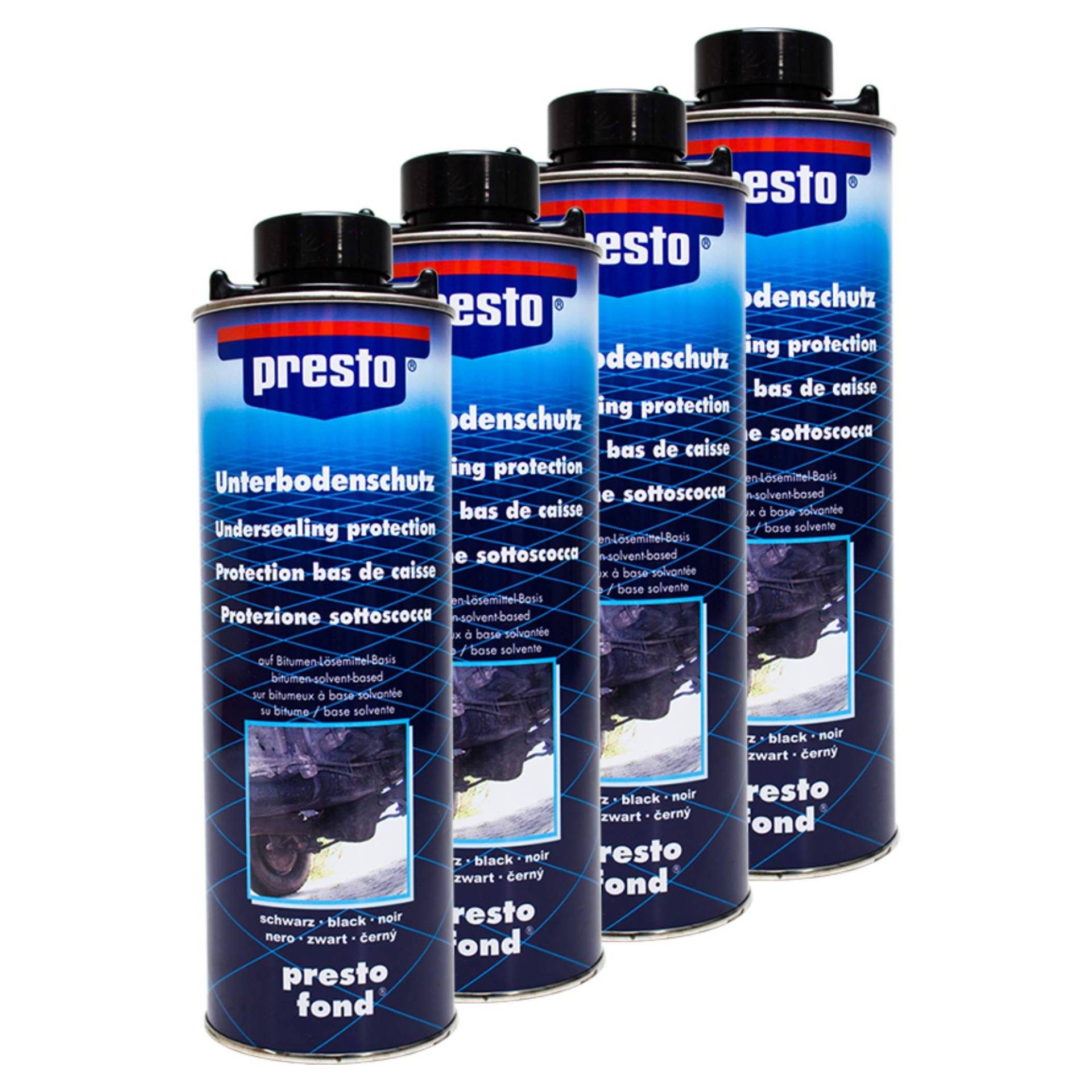 Presto 4X 603239 UNTERBODENSCHUTZ Bitumen VERSIEGELUNG SCHWARZ 1 l Presto 4X 603239 UNTERBODENSCHUTZ Bitumen VERSIEGELUNG SCHWARZ 1 l von Presto