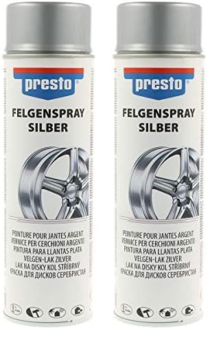 presto 428924 Universal Felgenspray silber 500 ml (Packung mit 2) von Presto