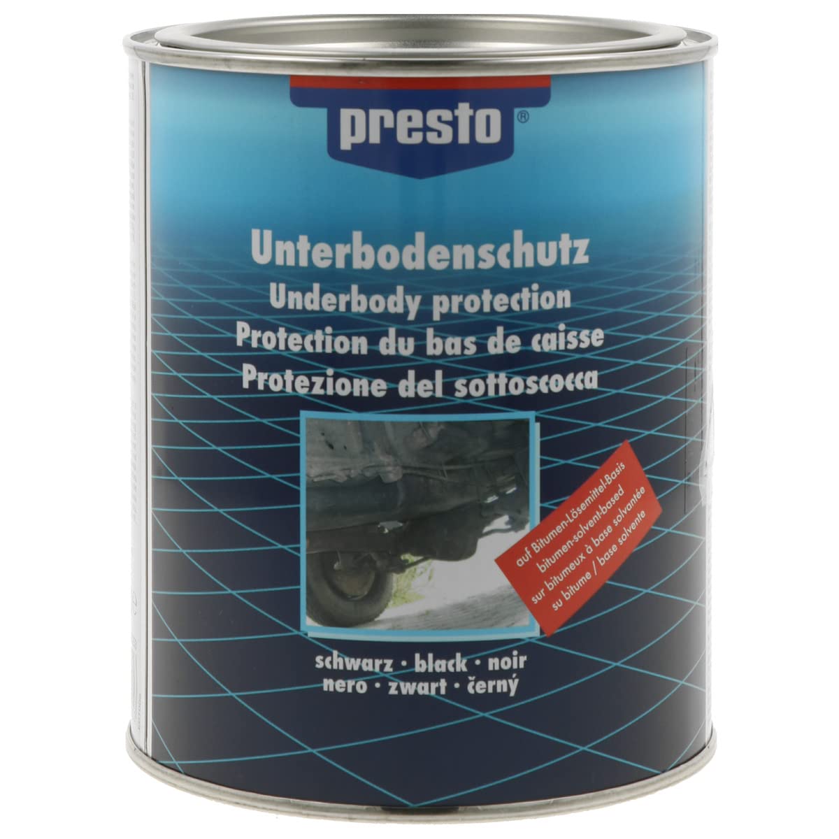 presto 603253 Unterbodenschutz Bitumen schwarz 1,3 kg presto 603253 Unterbodenschutz Bitumen schwarz 1,3 kg von Presto
