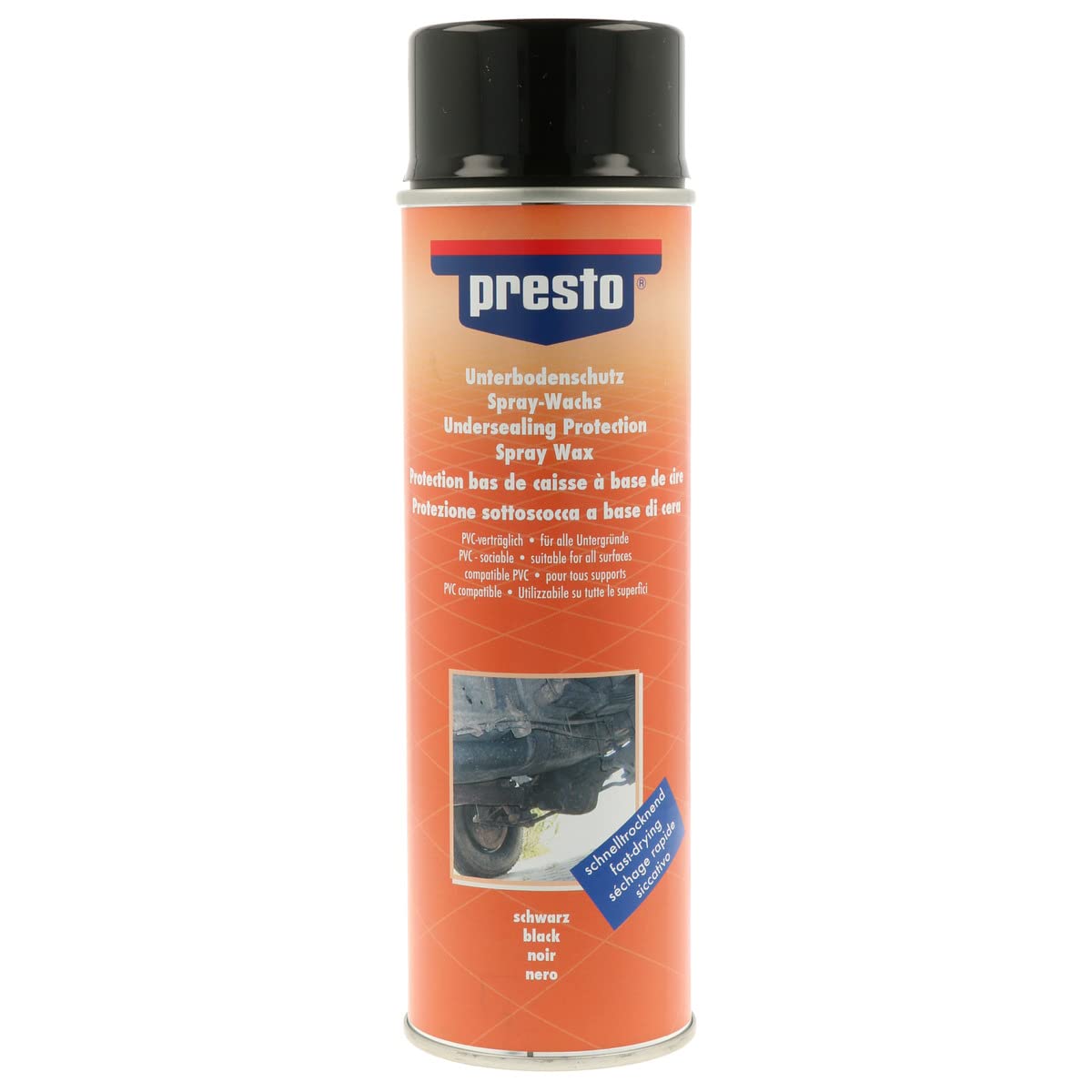 presto 690181 Unterbodenschutz Wachs schwarz 500 ml von Presto