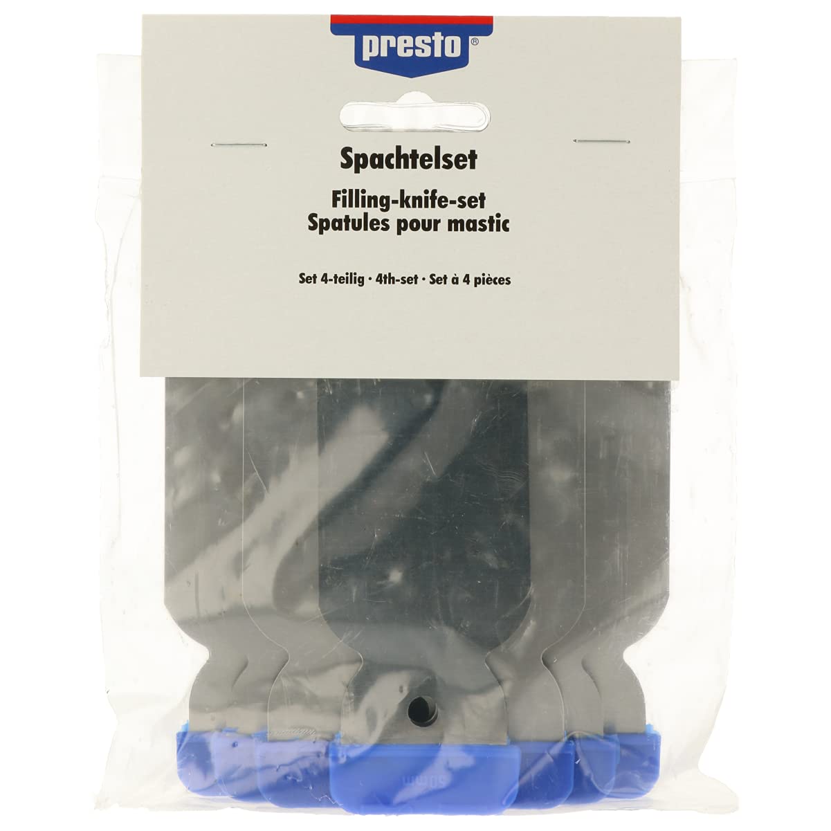 presto 701832 Spachtelklingen Metall Set á 4 Stück von Presto