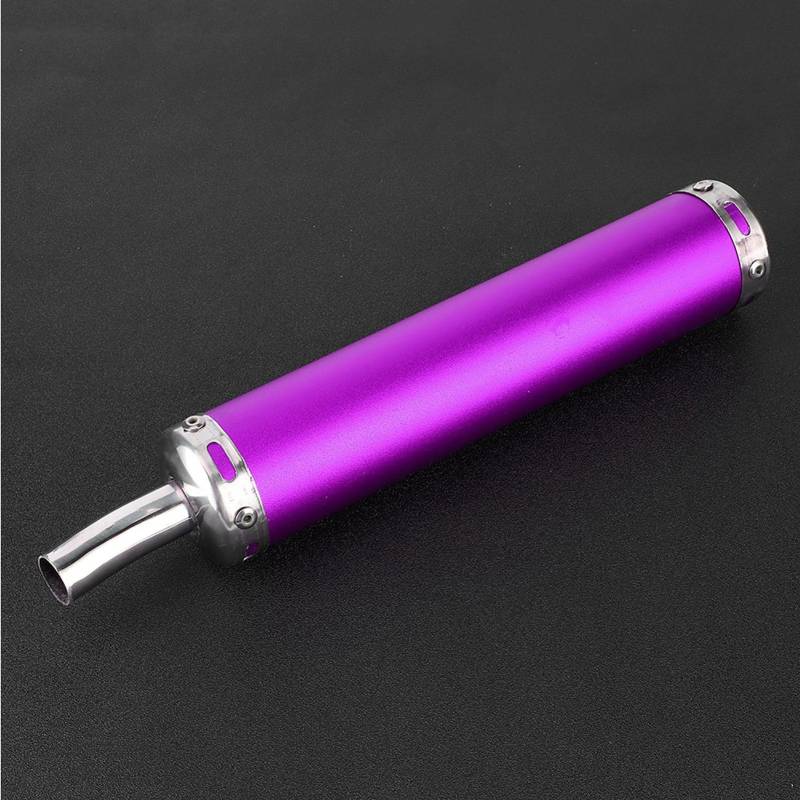 Edelstahl 20 Mm 20 Mm 0,8 -Zoll -Auspuffschalldler -Schalldämpfer für 2 -Takt -Motorrad, Hochfestigkeit und Lange Lebensdauer, Reduzierung der Rauschverschmutzung, Exquisite von Pretfy