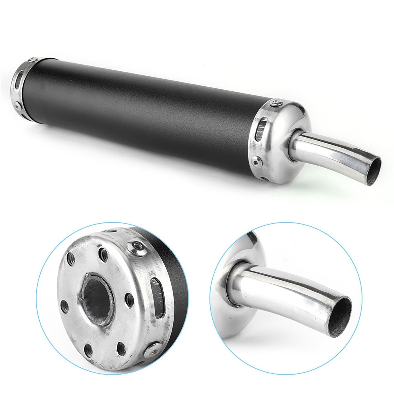 Edelstahl 20 Mm 20 Mm 0,8 -Zoll -Auspuffschalldler -Schalldämpfer für 2 -Takt -Motorrad, Hochfestigkeit und Lange Lebensdauer, Reduzierung der Rauschverschmutzung, Exquisite Edelstahl 20 Mm 20 Mm 0,8 -Zoll -Auspuffschalldler -Schalldämpfer für 2 -Takt -Motorrad, Hochfestigkeit und Lange Lebensdauer, Reduzierung der Rauschverschmutzung, Exquisite von Pretfy