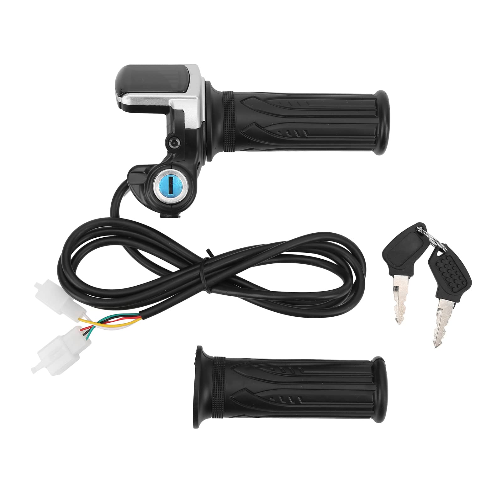 LED -Indikator, Drosselklappengriffe, 48 -V -Steuerung mit ABS -Material für Motorrad -Scooter -Elektrofahrrad, Ergonomisches und Stilvolles Design, Einfach zu Installieren und LED -Indikator, Drosselklappengriffe, 48 -V -Steuerung mit ABS -Material für Motorrad -Scooter -Elektrofahrrad, Ergonomisches und Stilvolles Design, Einfach zu Installieren und von Pretfy