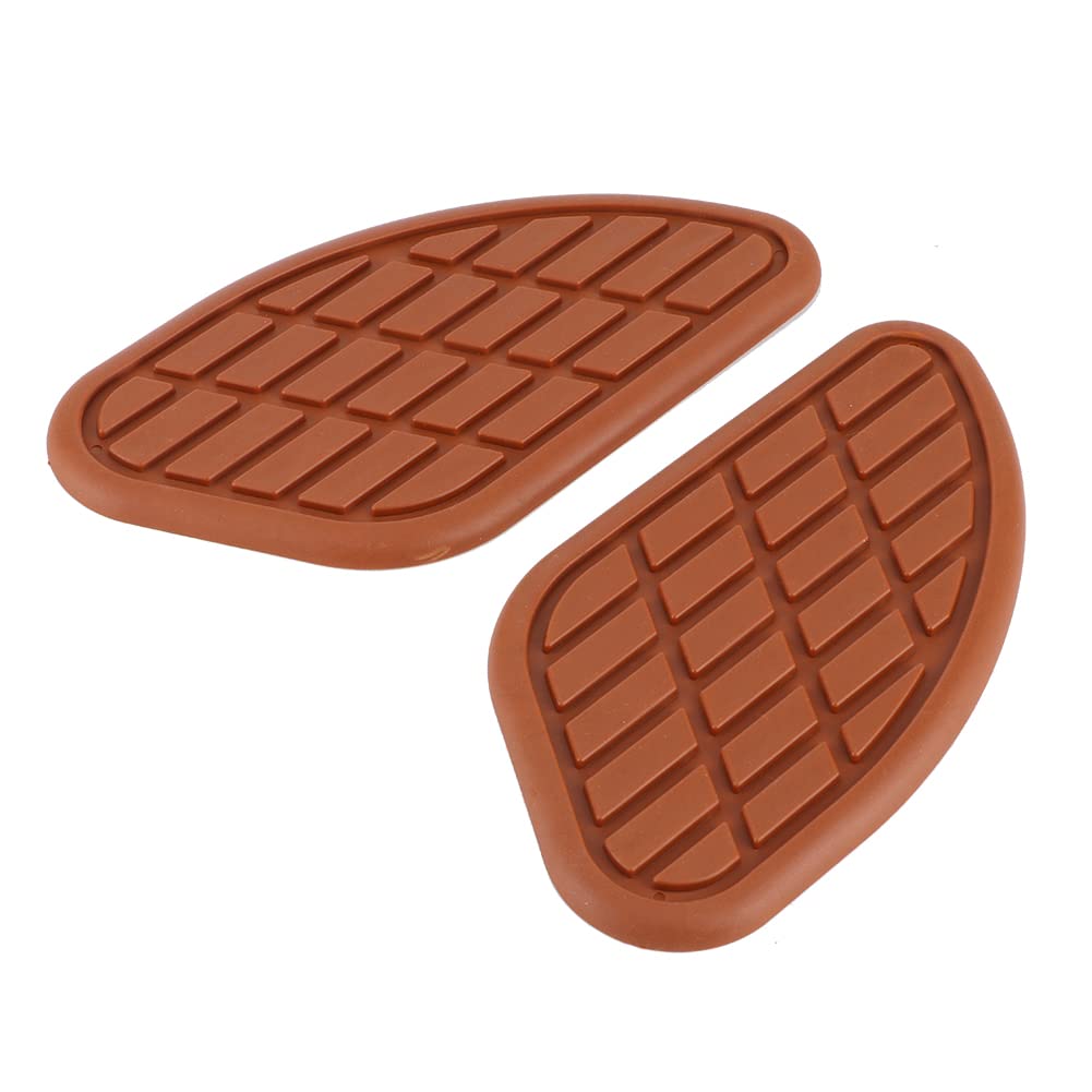 Vintage Motorcycle Tank Tank Pad, Knie -Griff -Aufkleber mit Klebstoff, Universeller Tankschutz für die Versorgung, Geeignet für & Schutz (#2) von Pretfy