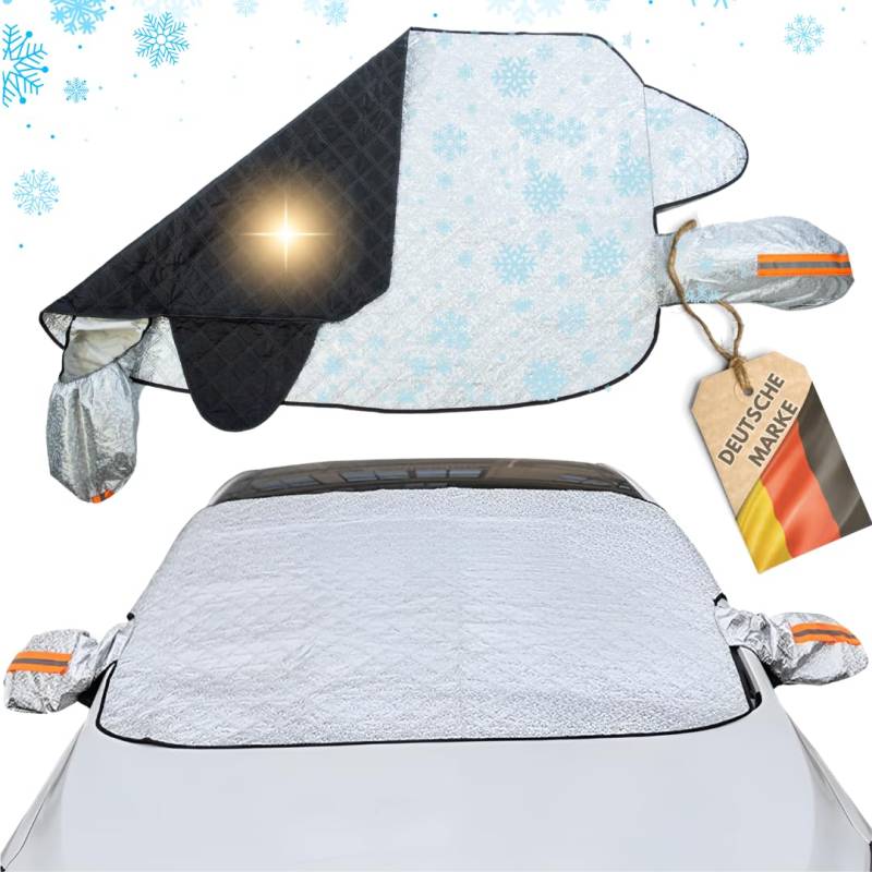 Prezisga Scheibenabdeckung Winter, Windschutzscheibenabdeckung,Frostschutzabdeckung Auto von Prezisga