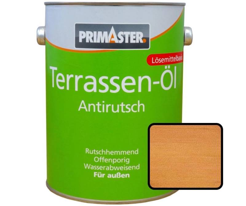 Primaster Terrassen-Öl, Anti Rutsch douglasie 750 ml für Außen UV-beständigkeit von Primaster
