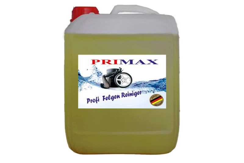 Primax Felgenreiniger - professionellen Felgenpflege - ideal für Alufelgen & Stahlfelgen geeignet. Im Sommer oder Winter - Premium (5 Liter) von Primax