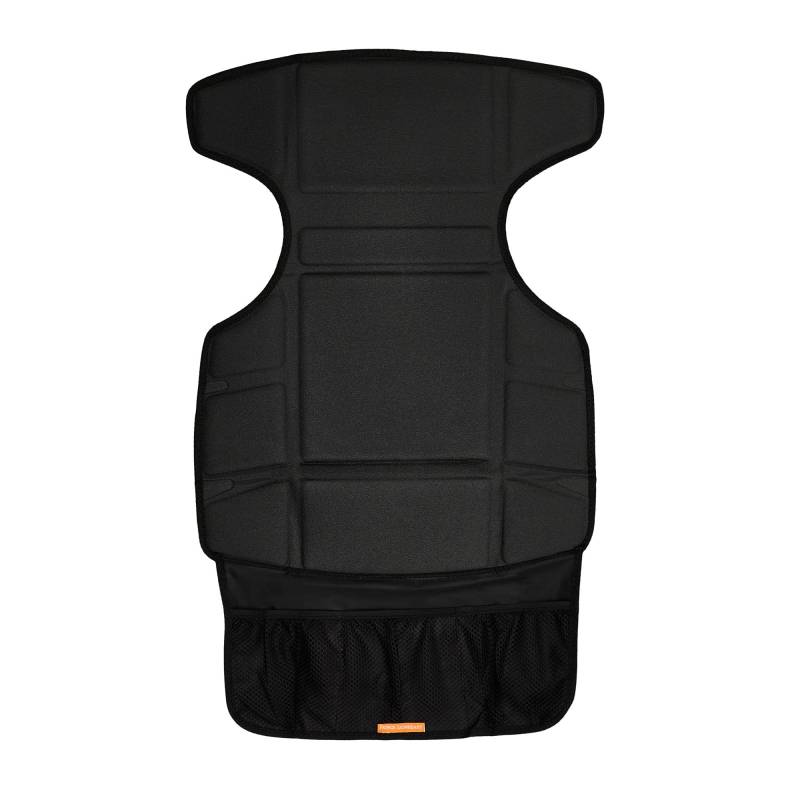 Prince Lionheart Compact SeatSaver | Für Kleinwagen Und Mittelsitze | Isofix Autositz Schutz | Vordere Ablagetasche | Anti-Rutsch-Rückseite | Isofix-Kompatibel | Reinigung Mit Einem Tuch - Schwarz von Prince Lionheart
