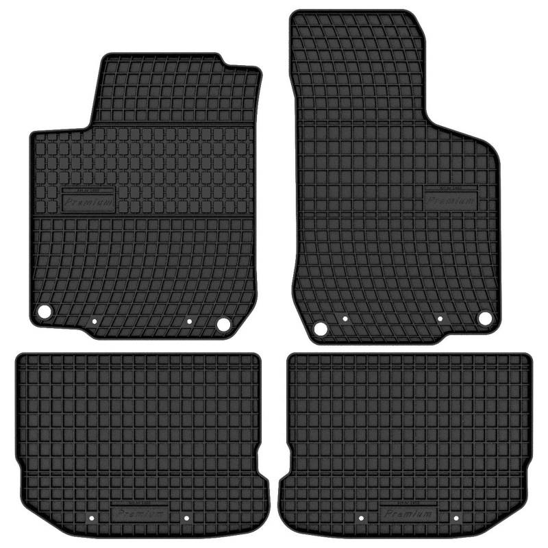 Prismat Gummimatten Gummi Fußmatten Satz für Volkswagen Golf 4 (1997-2004) - Passgenau von Prismat