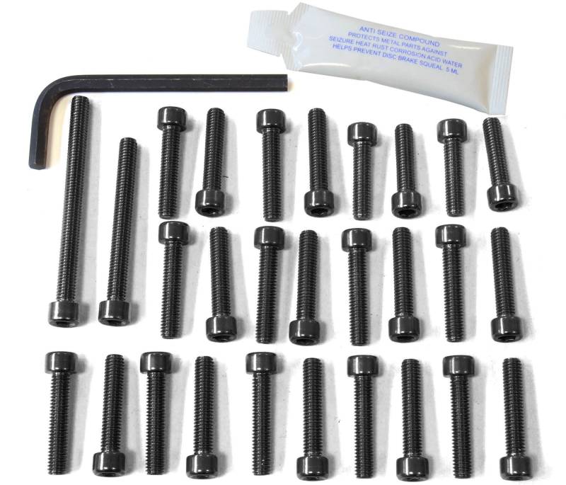 50517VAR - Motorschraubensatz aluminium Race Spec EOHO80HXR FARBE SCHWARZ von Pro Bolt