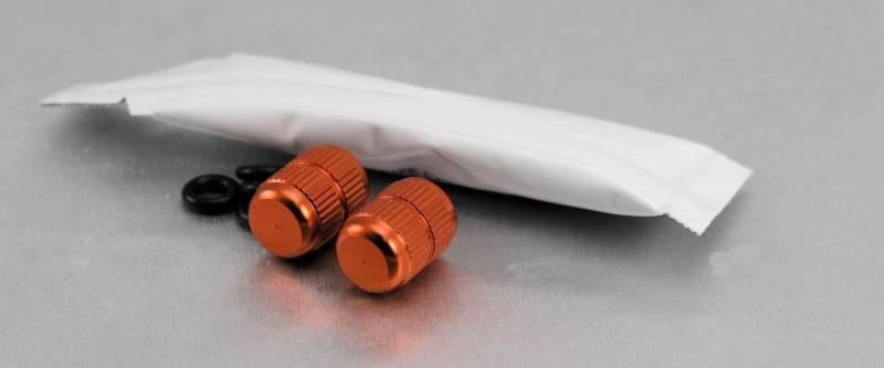 Pro-Bolt 2DCAP10 Aluminium Staubkappe, Orange, 2 Stück, Set of 2 von Pro-Bolt