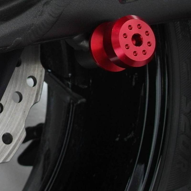 Pro-Bolt BOB10 Aluminium Paddock Stand Bobbin, Rot, 6mm Gewindedurchmesser, Neues Design von Pro Bolt