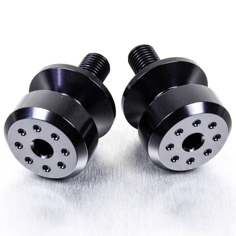Pro-Bolt BOB10 Aluminium Paddock Stand Bobbin, Schwarz, 6mm Gewindedurchmesser, Neues Design von Pro Bolt